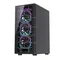 OEM-Gaming-PC-Gehäuse – komplettes Tower-Chassis, kompatibel mit E-ATX/ATX/Micro-ATX/Mini-ITX (Black Edition)