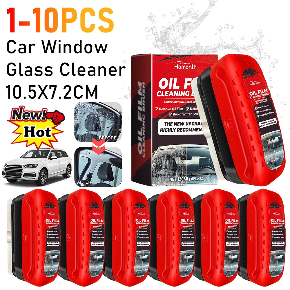 1-10PCS Auto Glas Öl Film Entferner Windschutzscheibe Öl Film Reiniger Glas Reinigung Bord Glas Poliermittel Auto reinigungsmittel Image