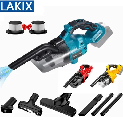Vacuum Cleaner with 2pcs HEPA Filter 16000PA 400W Household Vacuum Cleaner for Home Pet Hair For Makita/ DeWalt/Milwaukee