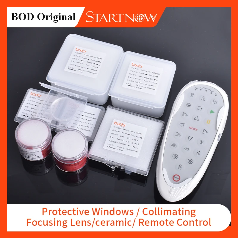 Original BOD Laserschutzfenster 24,9 x 1,5 30 x 5, 37 x 7, 15 kW Schutzlinse, 28/32 mm Keramik D30F100/200 Fokus-Kollimationslinse Image