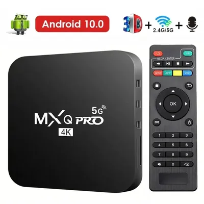 Neue Smart TV Box MXQ-PRO 4K HD Android 10.0 Smart TV Box 2,4/5G Dual-WIFI 3D Video Media Player Heimkino TV Set-top Box