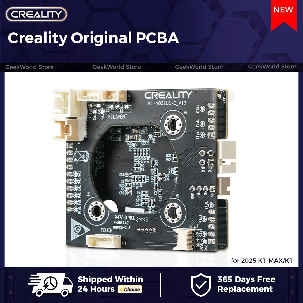 Creality Original PCBA_G_K1-MAX/K1_T9_GD32F303CBT6 NOZZLE-C-V13 Ersetzen Sie die Adapterplatine für 2025 K1-MAX/K1 3D-Druckerzubehör Image