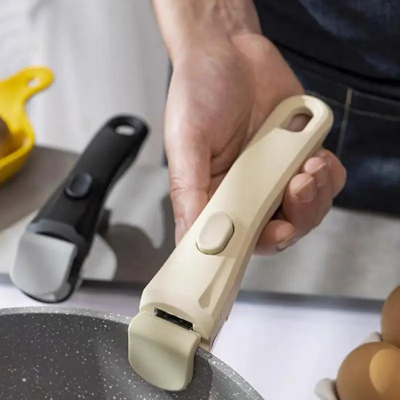 Abnehmbarer Topfgriff, abnehmbarer Griff, Topf-Bratpfanne, Suppentopfgriff, ergonomischer Griff, Ersatzzubehör, Topfgriff Image