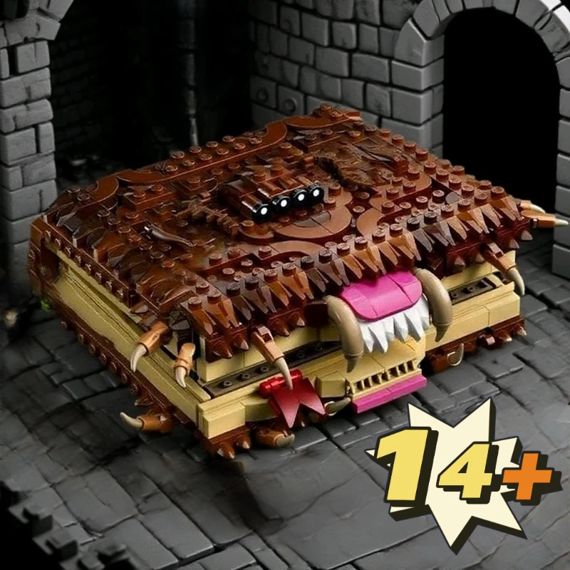 Neue 519PCS Chomping Monster Buch der Monster Harry 76449 Moc Baustein Modell Diy Kreative Montage Pädagogisches Spielzeug Geschenk Image