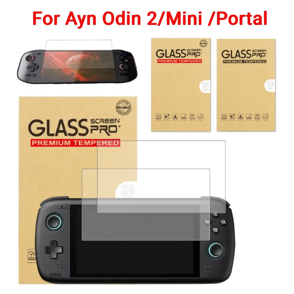 9H HD Gehärtetes Glas Für Ayn Odin 2/Mini/Portal Anti-scratch-Bildschirm Schutzhülle Film gehärtetem Glas Filme Zubehör Image