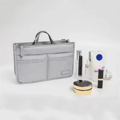 Insert Bag Organizer Makeup Handbag Organizer Travel Inner Purse Portable Cosmetic Bags Women Tote BagsInner Bag