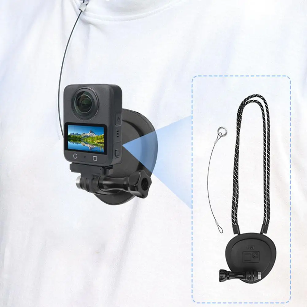 Für DJI OSMO 360, magnetischer Umhängebandhalter, Anti-Verlust-Seil, schnelles Entschließen der Hände, Lanyard, Umhängeband-Halter, Kamerazubehör Image