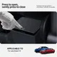 YZ Scatola portaoggetti per sedile posteriore per Tesla Model 3 Y Juniper 2025 Organizzatore per auto Contenitori per console centrale Pattumiera per sedile posteriore sotto il vassoio del sedile