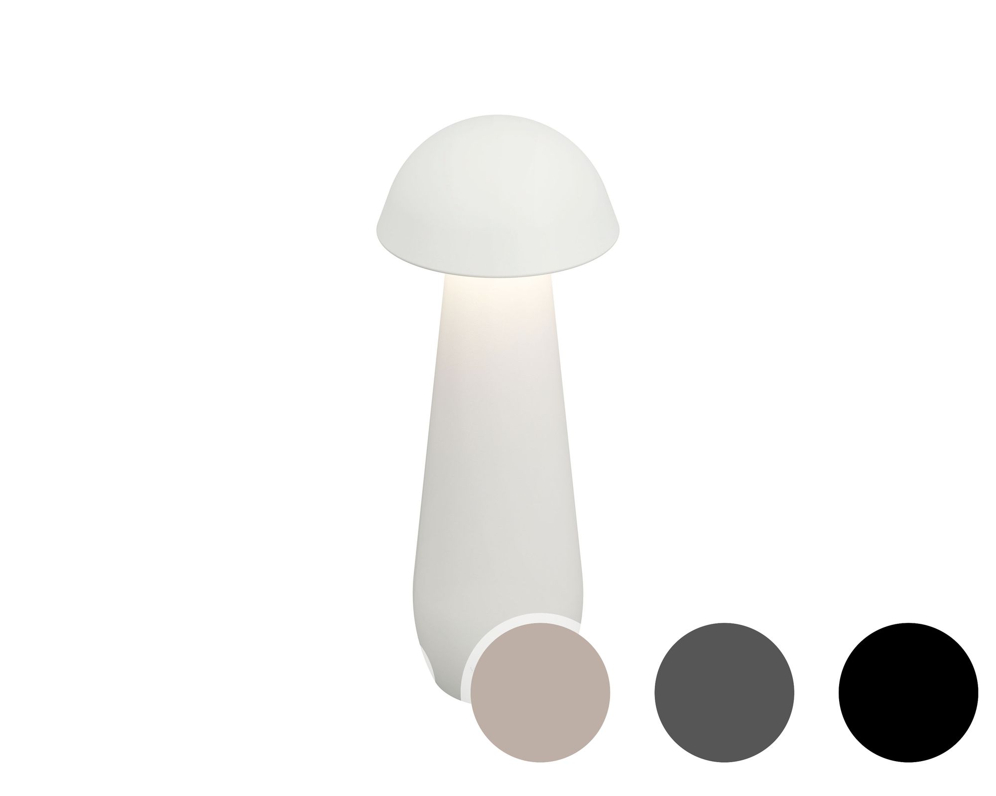 Villeroy & Boch »Modena« Akku-Tischleuchte matt weiß / 21 cm Image