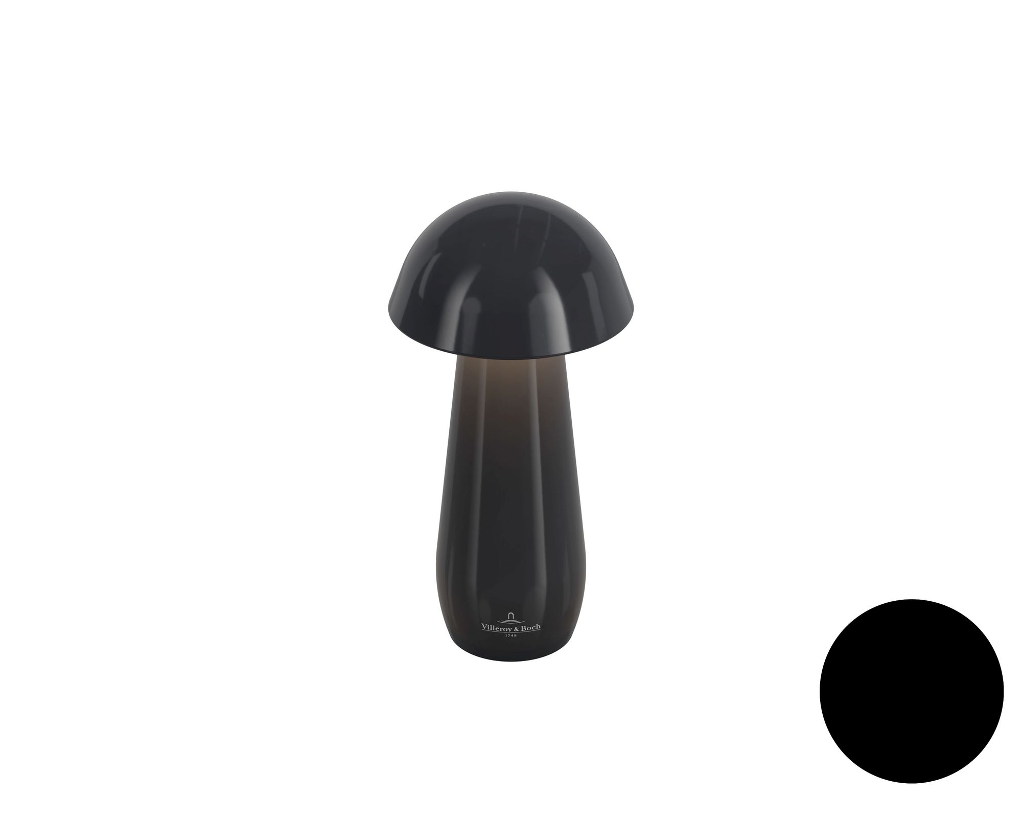 Villeroy & Boch »Modena« Akku-Tischleuchte ceramic schwarz ceramic / 16 cm Image