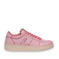 SAINT SNEAKERS Low-Top Sneaker - Sneakers In Soft Faded Red Leather - Gr. 44 (EU) - in Rosa - für Herren