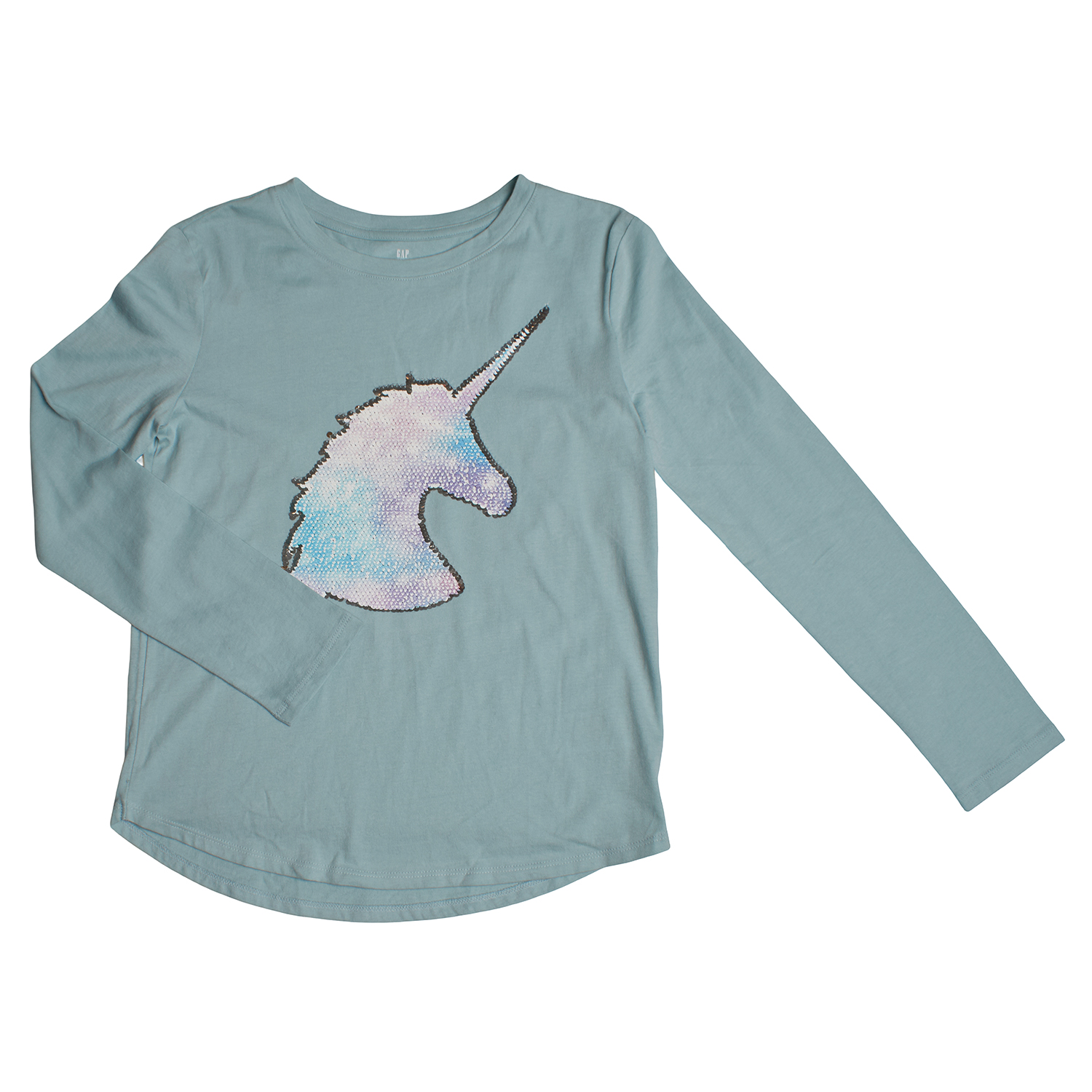 Gap Long Sleeve T-shirt 764479 for Girls - Blue - Size 12Y | Gap Sale | Discount Designer Brands