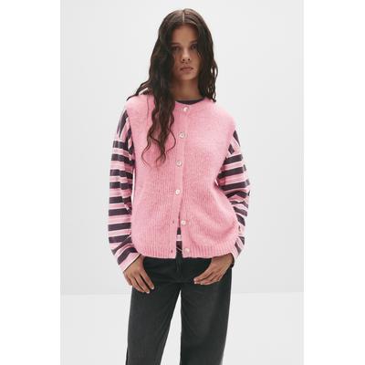 Soft Knit Button Vest