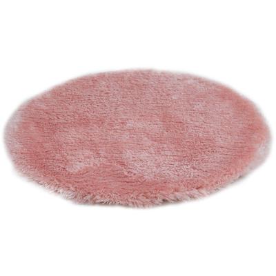 Sitzkissen ANDIAMO "Sitzauflage Lamm-Fellimitat", rosa (rosa, felloptik), B:40cm L:40cm, Polyester, Dekokissen_Sitzkissen_Kissenhüllen, Kunstfell, rund, Ø 40 cm, auch als 4er Set Image