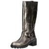 Stiefel LAZAMANI "Lazamani Stiefel Leder", Damen, Gr. 37, pewter, Leder, casual, Schuhe