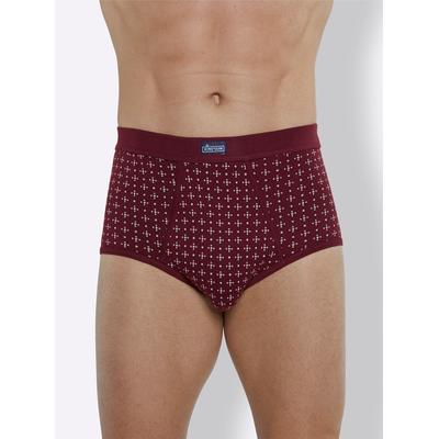 Slip KINGS CLUB, Herren, Gr. 9, rot (bordeaux, bedruckt), 100% Baumwolle, Unterhosen Image