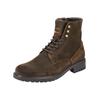 Schnürstiefelette PANTOFOLA D´ORO "Pantofola d'Oro Stiefelette Veloursleder", Gr. 45, braun (mittelbraun), Veloursleder, casual, Schuhe