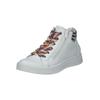 Sneaker ARA "Ara Sneaker Leder", Damen, Gr. 40, weiß (weiß, silber), Leder, casual, Schuhe