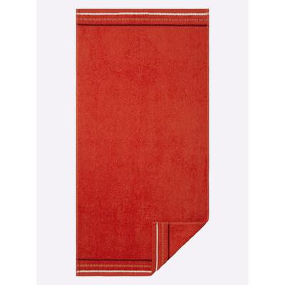 Handtuch WÄSCHEPUR Gr. 1, orange (terra), B:50cm L:100cm, 100% Baumwolle, Handtücher (Packung) Image