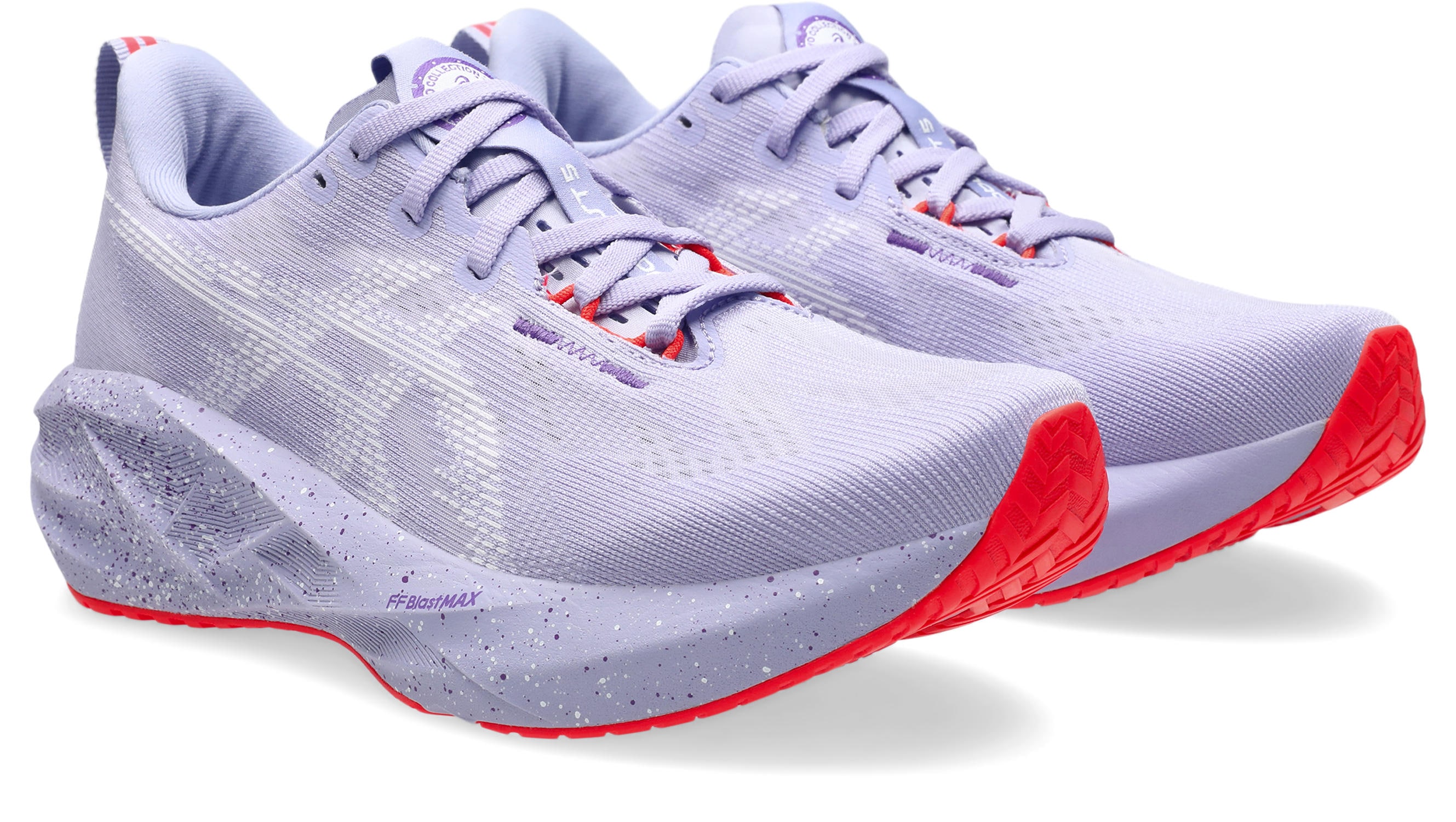Laufschuh ASICS "NOVABLAST 5 TOKYO", Gr. 39, lila (vapor, edo lila), Textil, Schuhe, Topseller