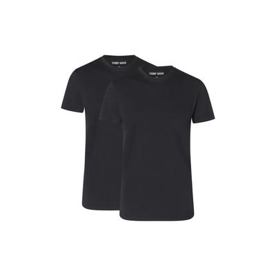 Unterhemd CAMP DAVID "underwear", Herren, Gr. XL, N-Gr, schwarz, Obermaterial: 95% Baumwolle, 5% Elasthan, unifarben, basic, Unterhemden, mit flacher Naht Image