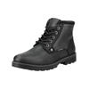 Schnürstiefelette CAMEL ACTIVE "camel active Stiefelette Leder", Herren, Gr. 40, schwarz, Leder, casual, Schuhe