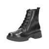 Schnürstiefelette CAPRICE "Caprice Stiefelette Leder", Damen, Gr. 41, schwarz, Leder, casual, Schuhe