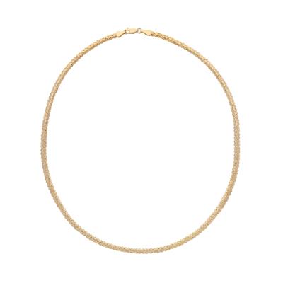 Gliederkette LADY, gold (gelbgold 375), Halsketten, Damen, 45, Metall-Gold, L: 45cm, Metall, Gold Image