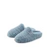 Hausschuh ELBSAND, Damen, Gr. 40, blau, Obermaterial: 100% Polyester. Futter: 100% Polyester. Decksohle: 100% Polyester. Laufsohle: 100% Synthetik, unifarben, Fellimitat, casual, Schuhe, Pantolette, Pantoffel, Mule, Sandale, kuscheliges Fellimitat