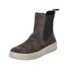 Stiefelette LEGERO "Legero Stiefelette Veloursleder", Damen, Gr. 39, grau, Veloursleder, casual, Schuhe