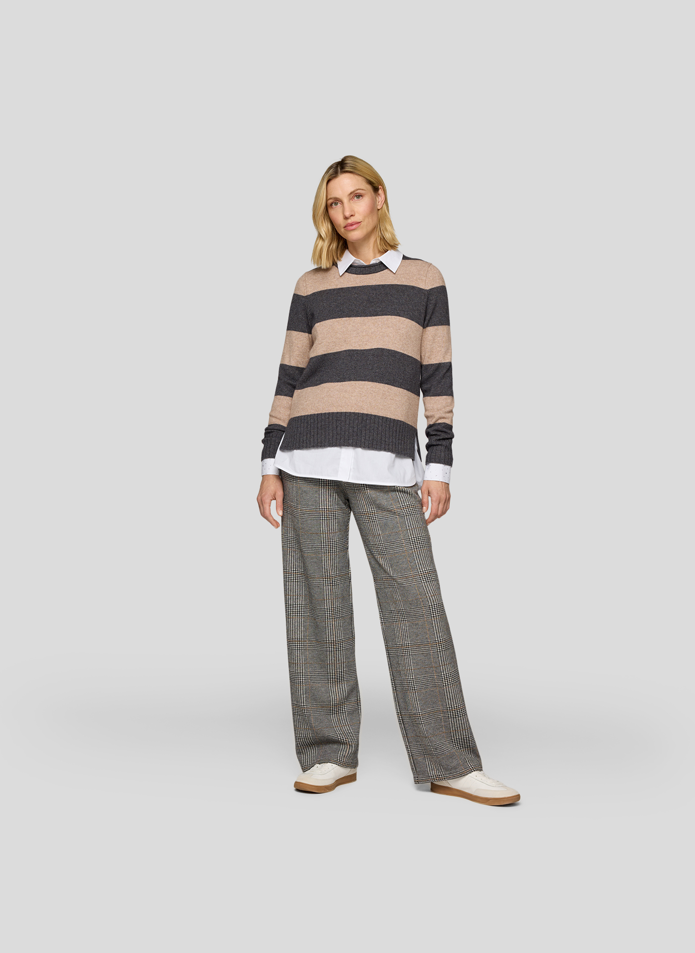 Rabe Pullover "Cozy" Gr. 48 in grau | 50% Wolle