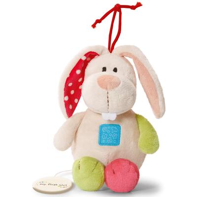 Spieluhr NICI "My First NICI Kollektion, Hase Tilli", bunt (natur, bunt), Spieluhren, KinderH:18cm, Polyester, H:18cm Image