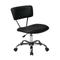 Office Star Black Vista Chrome & Vinyl Desk Chair