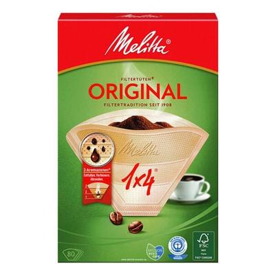 Melitta 80er-Pack Filtertüten® »ORIGINAL 1x4« braun Image