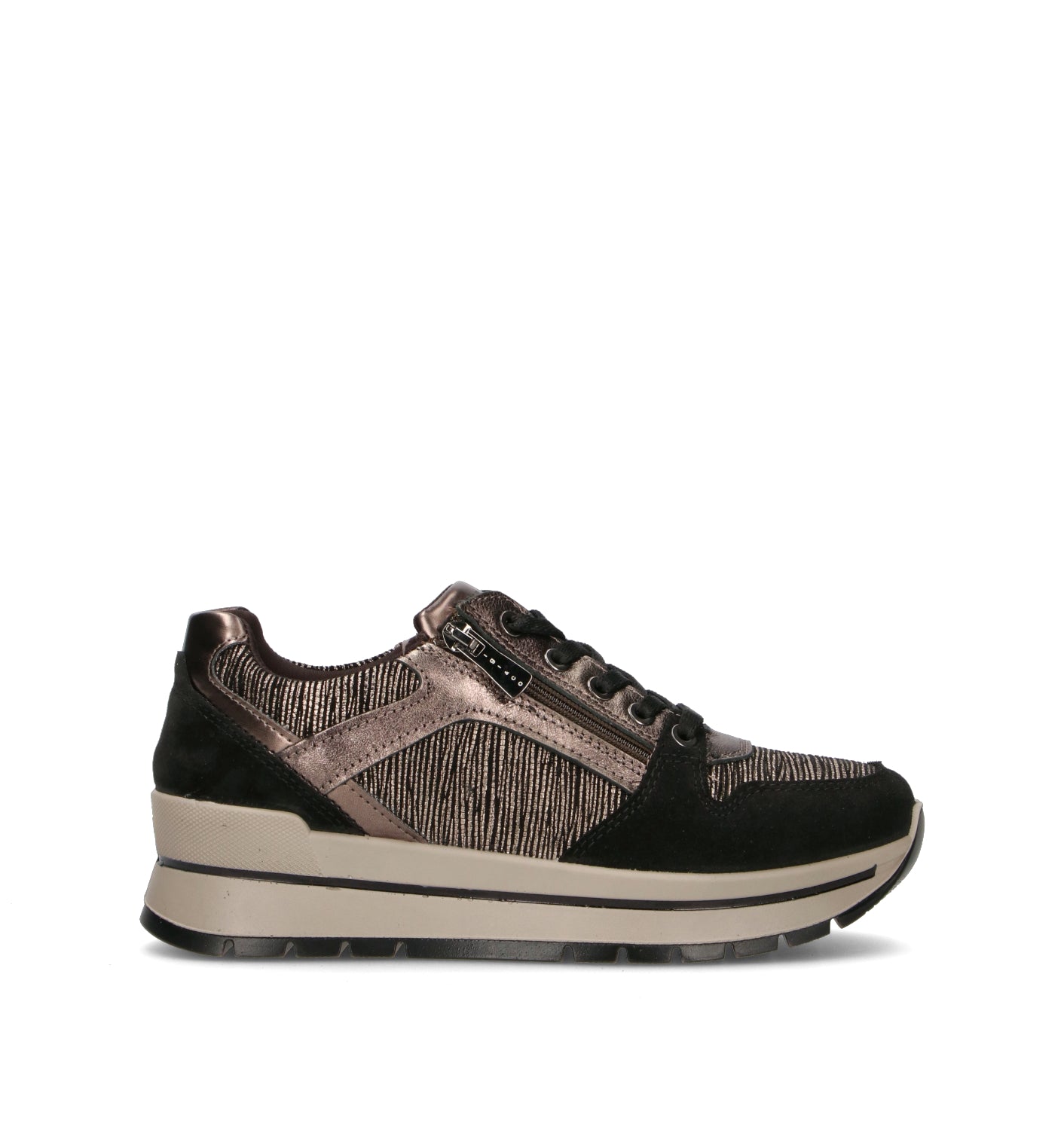 IGI&CO Sneaker donna nera in pelle