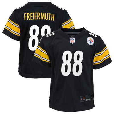 Pittsburgh Steelers Nike Game Heimtrikot - Schwarz - Pat Freiermuth - Jugendliche Image