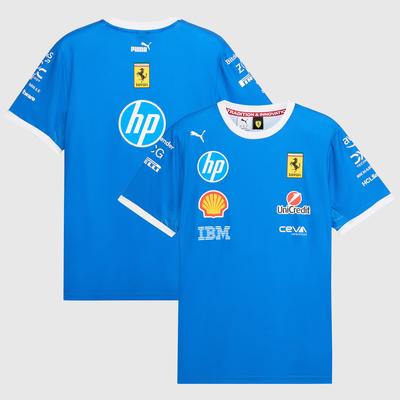 Scuderia Ferrari 2025 Team Special Edition Monza T-Shirt – Blau Image