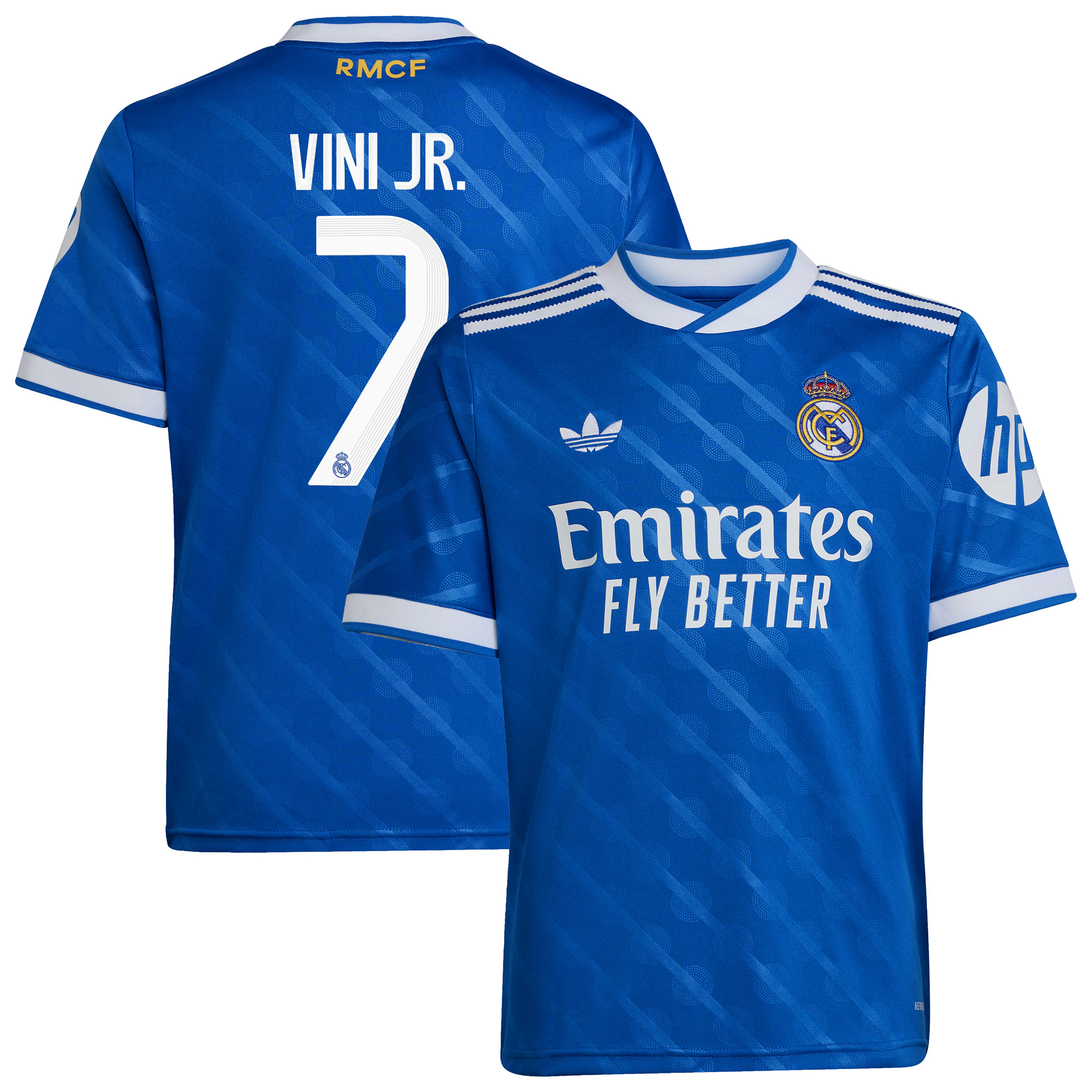 Real Madrid adidas Ausweichtrikot 2025-26 - Kinder mit aufdruck Vini Jr. 7 Image