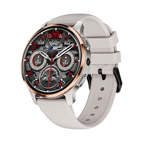 LOKMAT APPLLP 2 Smartwatch 1.508 Zoll 4G LTE Mobilfunk-Smartwatch 3G 4G Bluetooth Schrittzähler Anruferinnerung Schlaf-Tracker Kompatibel mit Null Damen Herren GPS Freisprechanrufe Mediensteuerung