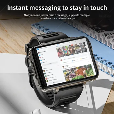 APPLP 5 MAX MTK6762 8-Core-Smartwatch 2,4 Zoll Amoled Smartwatch 64 GB HD Dual-Kamera Globale Version 4G/5G Full Netcom GPS WIFI