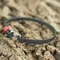 Bracciale in corda intrecciata fatta a mano nautica Uomo Donna Fibbia in acciaio inossidabile Bracciale a corda sottile bicilato Casual Adventure Hand Joias