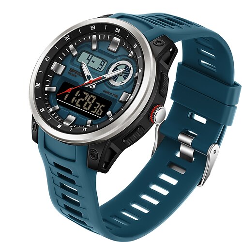 Sanda Modemarke Sport Elektronik Uhren für Männer im Freien analoge digitale Herrenuhr leuchtende wasserdichte Hintergrundbeleuchtung Armbanduhr