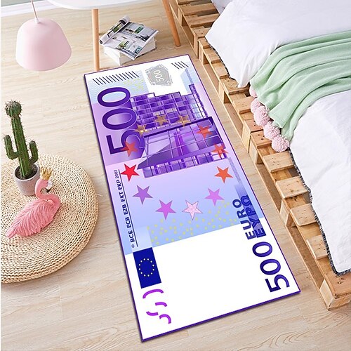 Kreativer Dollar-Teppich, Bodenmatte mit Gelddesign für Küche, Schlafzimmer, Nachttisch, Eingangsbereich und Heimdekoration Image