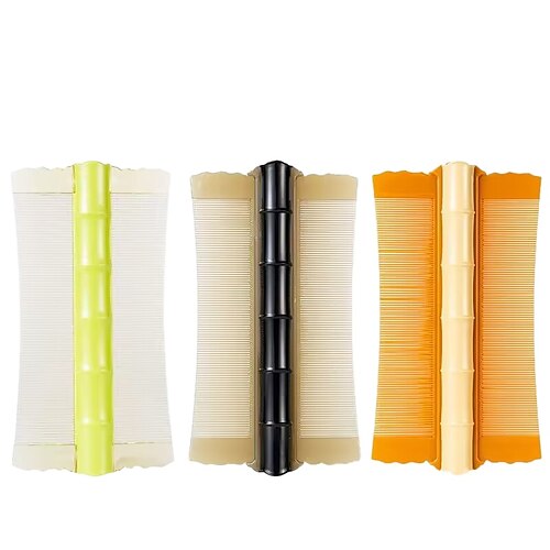 Läusekamm, ultrafeine Haarbürste für Kinder und Erwachsene, effektive Nissenentfernung, Schuppenreiniger, dichte Metallzähne, Kopfhautpflegewerkzeug, langlebig, einfache Reinigung Image