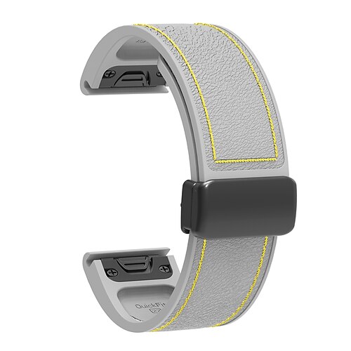 Uhrenarmband für Garmin Fenix 8 47mm 51mm 7X 6 6X Pro Epix Pro Instinct 2X Approach S70 S62 S60 Forerunner 955 945 Epix Marq Descent Quatix 22mm 26mm Edelstahl Silikon Ersatz Gurt Schnellspanner Image