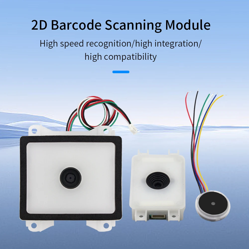 UART DC5V Barcode Scanner QRcode Reader Modul 1D 2D QR Code Barcode Reader Für Android Arduino Dekodieren Module TXD/RXD/USB/VCC Image