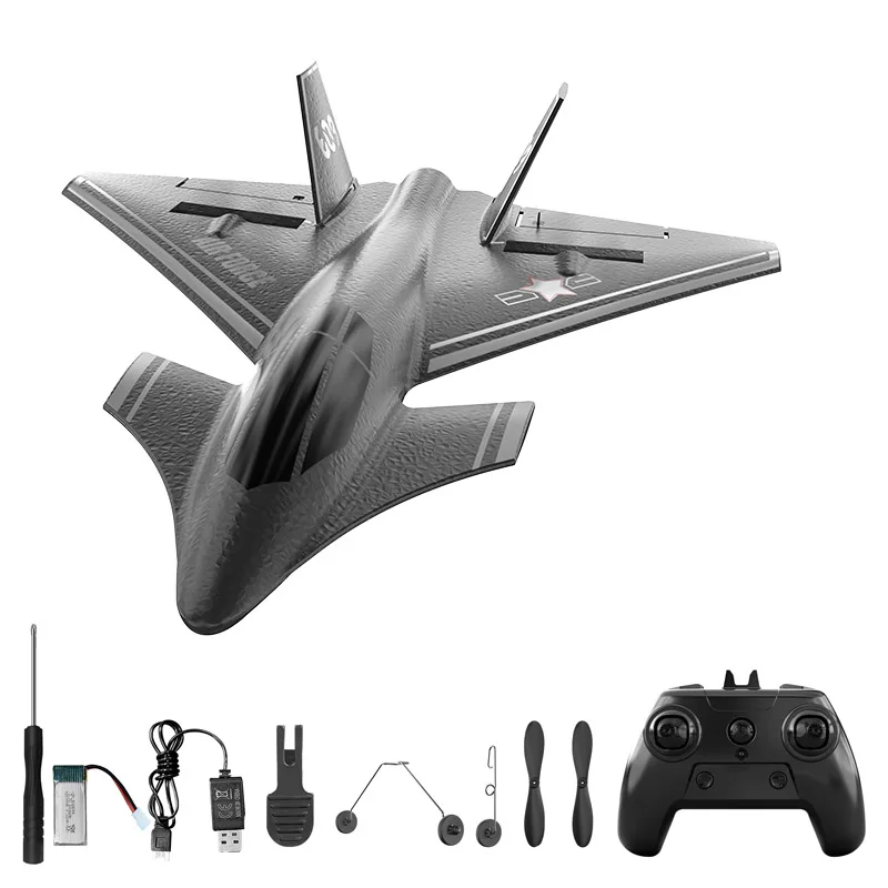 J20 RC Fighter 2,4G Fernbedienung Flugzeug Anti-Kollision Segelflugzeug One-key-Kunstflug EPP Schaum RC Flugzeug Geschenke für Jungen RC Spielzeug