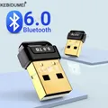 Adattatore Bluetooth USB Bluetooth 6.0 5.4 Dongle Ricevitore e trasmettitore Bluetooth per tastiera/mouse/auricolare/altoparlante Bluetooth