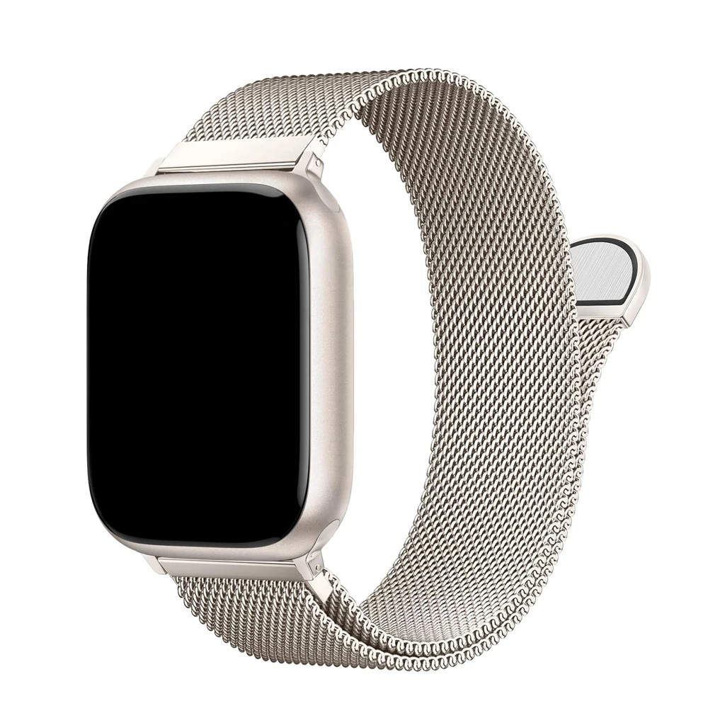 Milanaise-Band für Apple Watch Serie 10 8 9 7 SE 5 6 Ultra2 49 mm 46 mm 42 mm 44 mm 45 mm 40 41 mm Metall-Correa-Armband iWatch-Armbänder Image