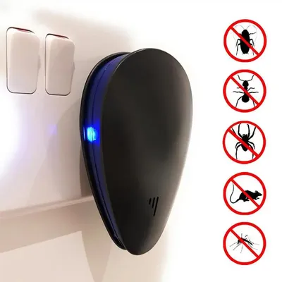 New Ultrasonic Pest Repeller Anti Rodent Mice Cockroach Rat Spider Insect US/UK/EU Plug Mosquito Killer Electronic Repellent